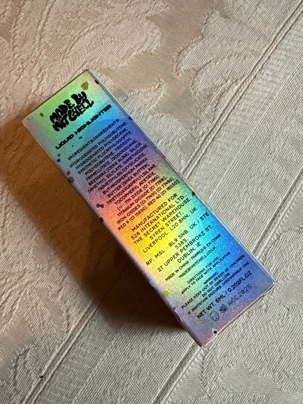 Made by Mitchell Holligraphic Blursh Liquid Cream Blush  — Risk Factor BNIB